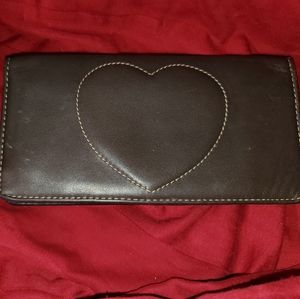 Brighton All Leather Checkbook